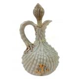Northwood Uranium Custard Glass Argonaut Shell Cru