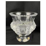 Lalique Dampierre Crystal Vase
