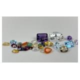 Loose Gemstones Incl. Amethyst, Garnet, Citrine