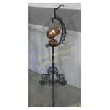 Copper Tea Kettle with Cast Iron Stand