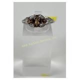 2.180 Gram STS Sterling Silver Ring with Oval Cut