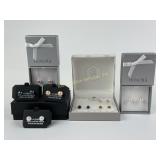 (8) Pairs Sterling & Cultured Freshwater Pearl Ear
