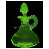 Anchor Hocking Uranium Green Depression Glass Crue