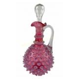 Hobbs, Brockunier & Co. Opalescent Hobnail Cruet C
