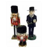 Nutcracker Figures and Caroler Figurine