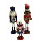 Wooden Nutcrackers Patriotic Theme