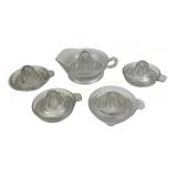 Depression Glass Citrus Juicers
