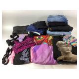 Designer Clothing Lot & Large Decorative Wall