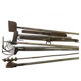 Wooden Hand Tools, Rakes, Axe