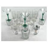 Glassware Featuring Coca Cola, Glenlivet, Delta Wa