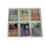 6 Older Collectible Pokemon Holo Cards