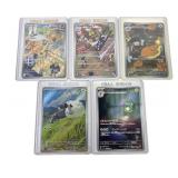 5 Pokemon Full Art Cards