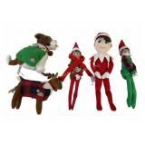 Elf on the Shelf Elves & Pets- 3 Elves, 2 Pets &