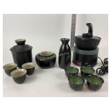 Twinbird Electric Sake Warmer & Sake Set