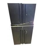Metal Garage Cabinets (2) Stacking with Locks &