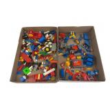 Lego Bricks, Mini Figures, Assorted Pieces