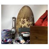 Wooden Crate, Barometer, Tableware, Dolly, Surfboa