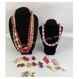 Costume Jewelry Necklaces, Enamel Pins, Earrings,