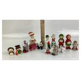 Christmas Figurines, Snowmen, Angels, Santa