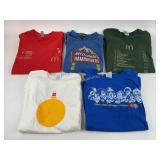 5 McDonalds T-shirts