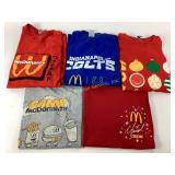 5 McDonalds T-shirts
