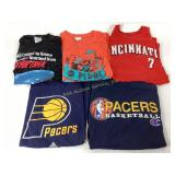 T-shirt Lot- Pacers, Reds, Poker, Star Trek- 5