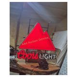 Coors Light Lighted Beer Sign - Free Standing