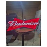 Budweiser Lighted Sign - Works (Approx. 40 in.
