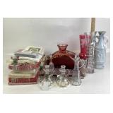 Glass Vases, Gift Wrap, Paper Napkins, Cruets, Jim