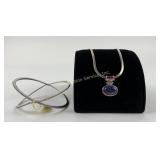 .925 Italy Marked Sterling Silver necklace with