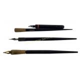 Dip Pens With Nibs and Rotring Technical Pen