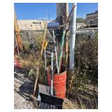 Metal Barrel With Branch Trimmer, True Temper