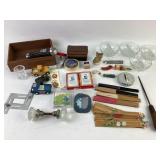 Decorative Fans, Glass Bowls, Toys, Playing Cards