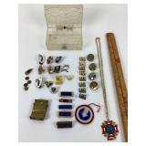 Solid Brass Buckle & Military Insignia; Presidenti