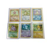 6 Older Collectible Pokemon Holo Cards