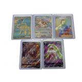 5 Pokemon Full Art Cards