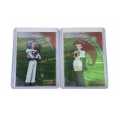 2 Pokemon Topps Holo Cards