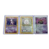 3 Older Collectible Pokemon Holo Cards