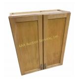 2 door wood wall cabinet