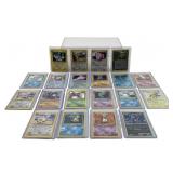 (20) Pokemon cards: Totodile, Furret, Stantler