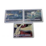3-2000 Pokemon Topps Movie Cards- Mint Cards