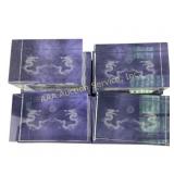 Purple Decorative Boxes With Dragon Motif