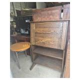 Wood Secretary Desk - Missing Handle Hardware (34