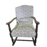 Wood Upholstered Rocking Chair