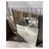 Dresser Mirror, MCM blonde wood