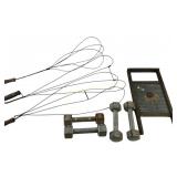 Washboard, Wire Whisks, Dumbbells