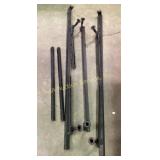Black Metal Bed Frame Components