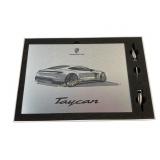 Porsche Taycan Large Metal Plaque Display