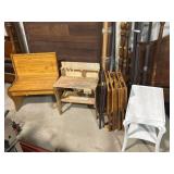 TV Trays, bench, table, tool organizer,