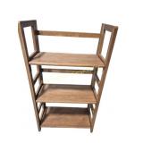 Folding Wood Shelf (20.5 in. X 10.5 in. X 37 in.